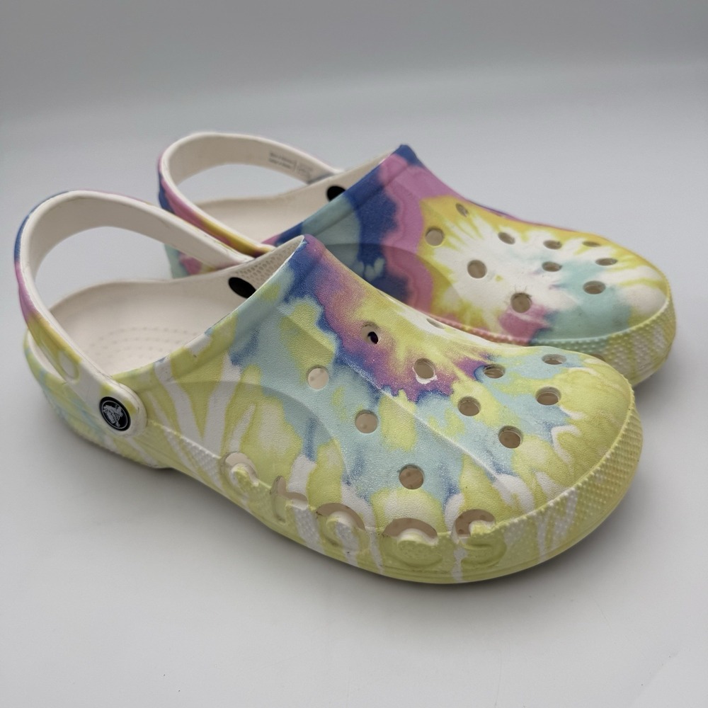 Croc Men's Size 11 Women's 13 Classic Unisex Clog Summer Garden Pastel Tie-Dye